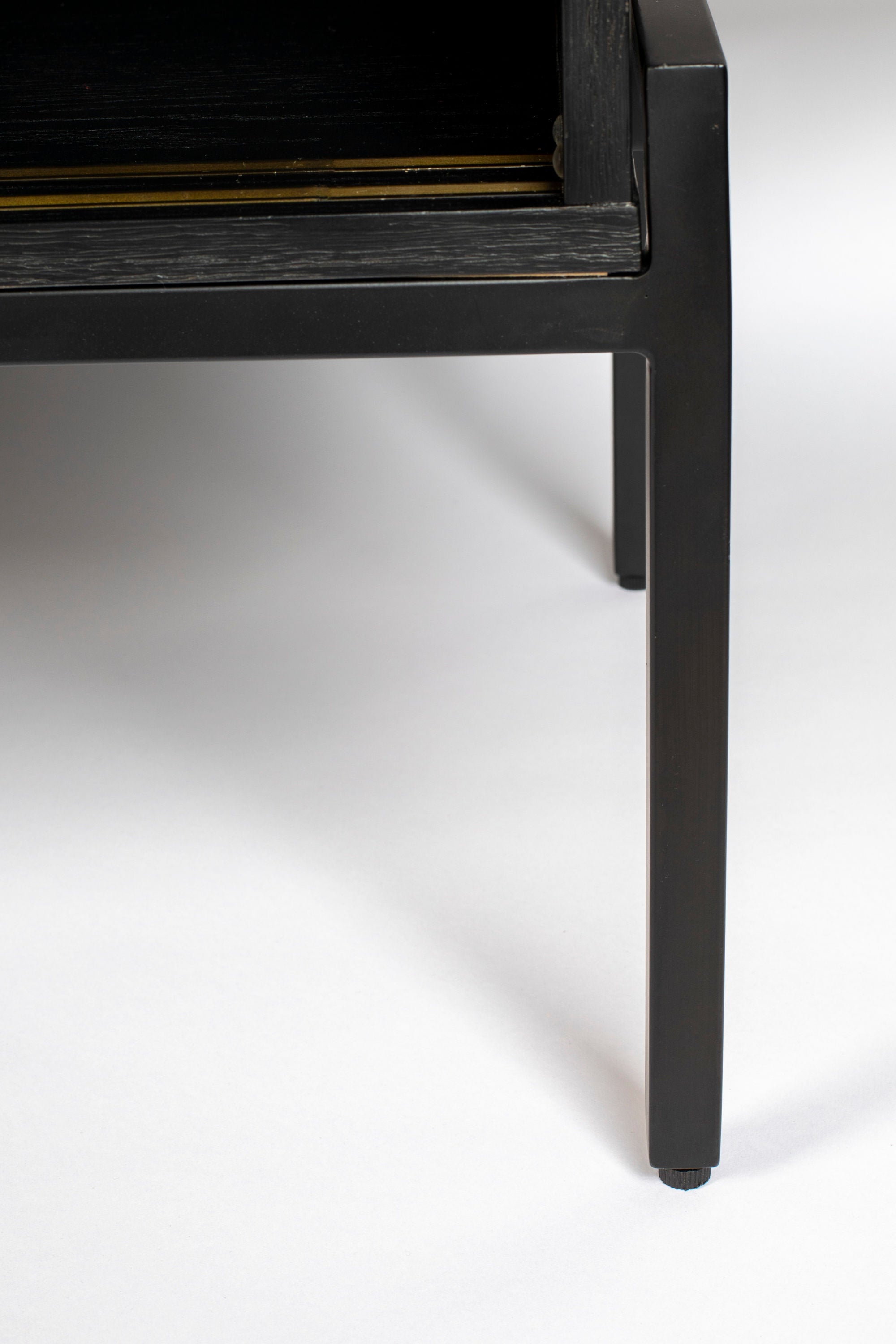 Zuiver Hardy Black Oak Wood Low Sideboard